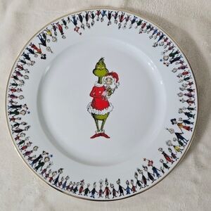 NEW!!!! Grinch Christmas Dinner Plate